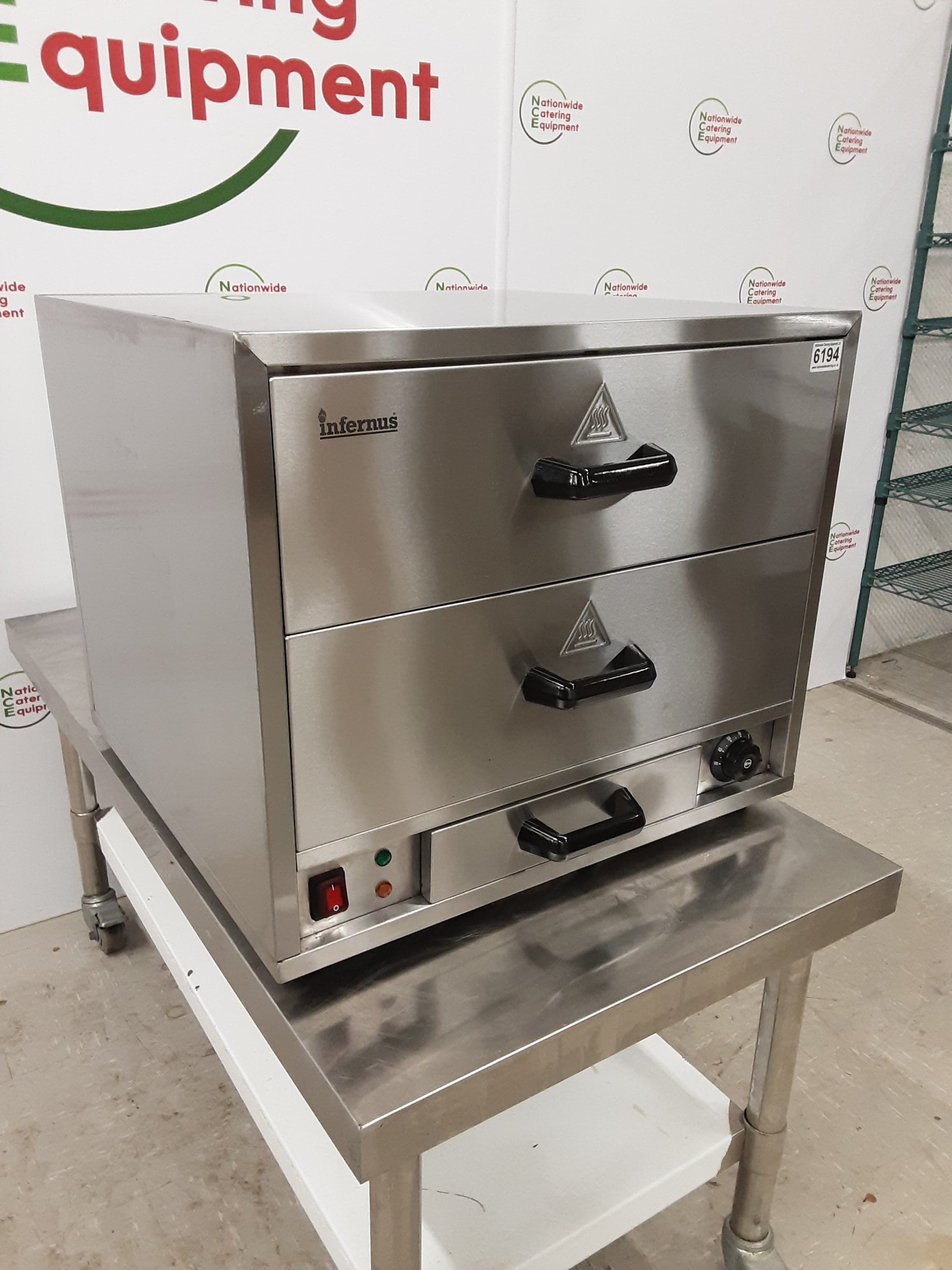 Infernus Two Warming Drawer Unit/Bun Warmer, Model- INF-3DB (NCE6194) — image 3