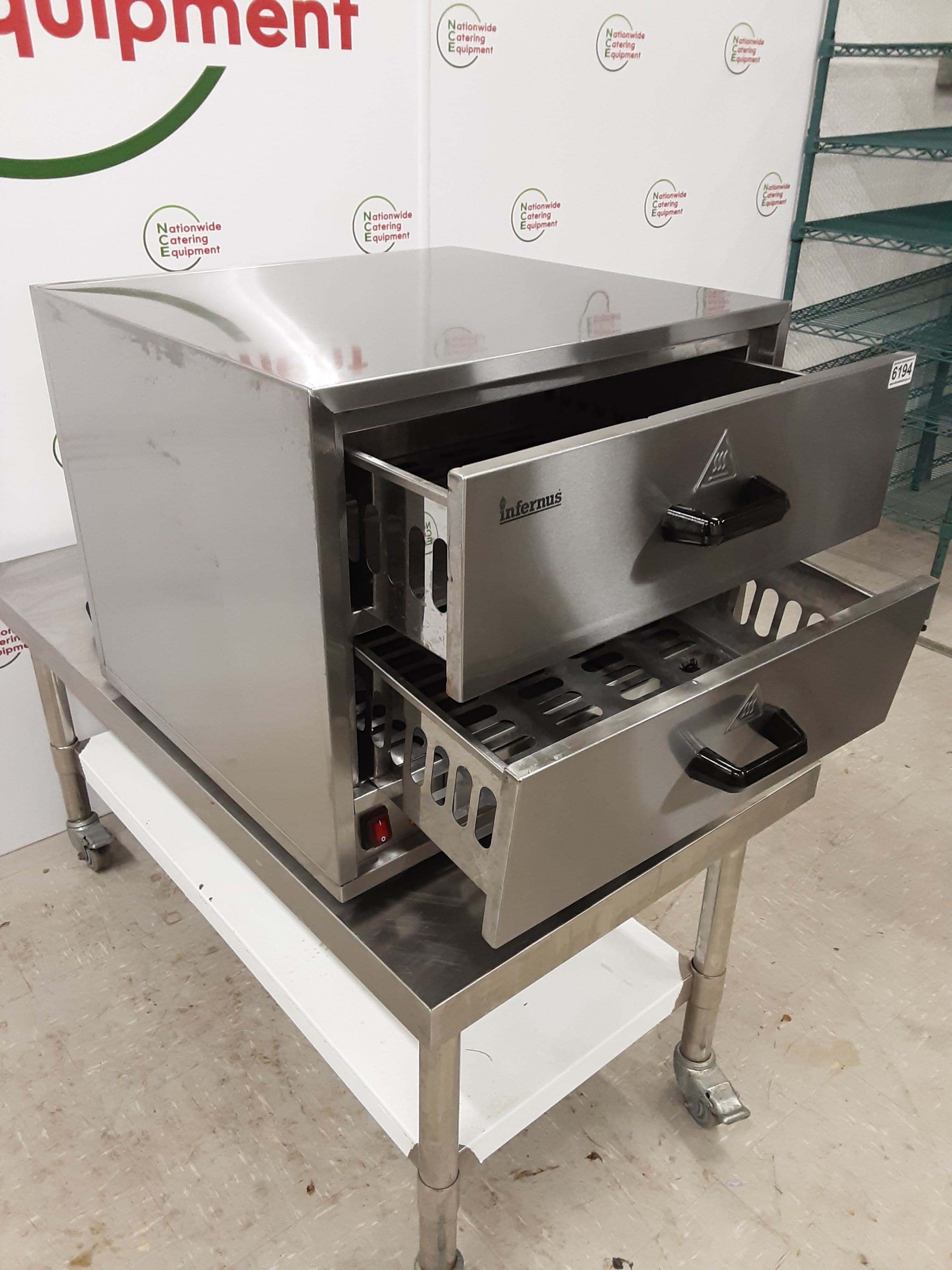 Infernus Two Warming Drawer Unit/Bun Warmer, Model- INF-3DB (NCE6194) — image 6