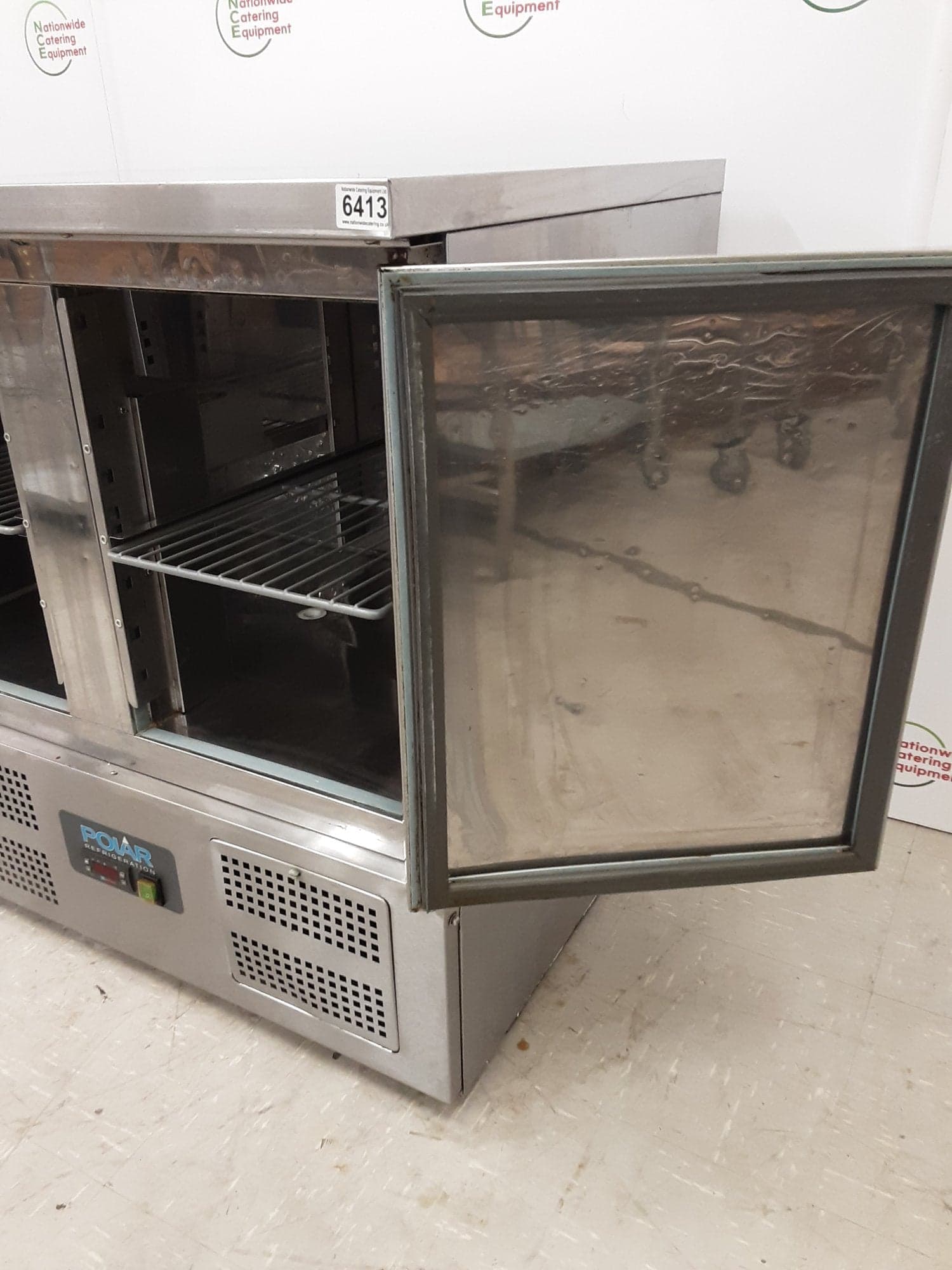 Polar Two Door Flat Counter Fridge, Model- U636 — image 7