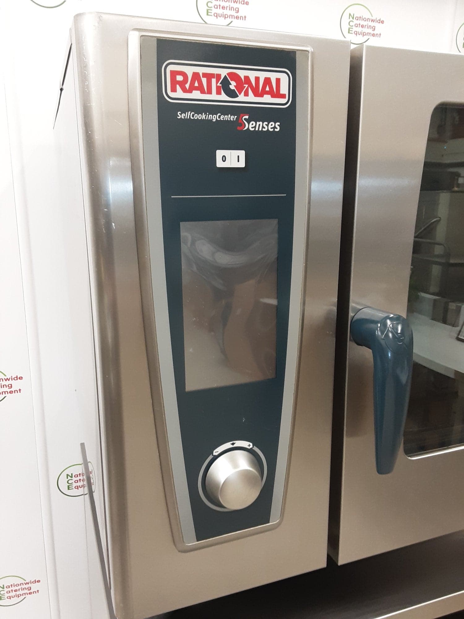 Rational Six Grid 5 Senses, White Efficiency, SCC Electric Combi Oven On Stand, 3ph/32amp — image 4