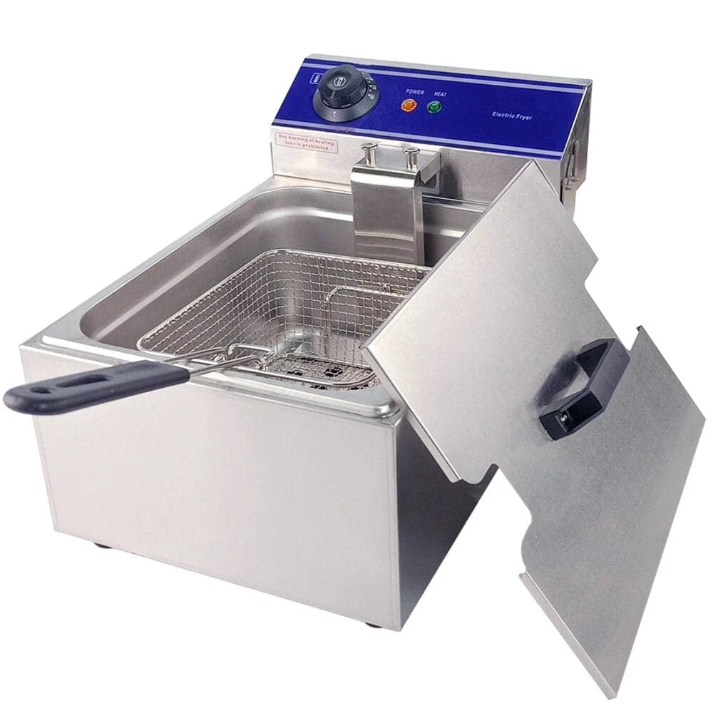 Genesis Catering Equipment Single Tank Tabletop 13amp Electric 10L Fryer, Model- DL-10B — image 2