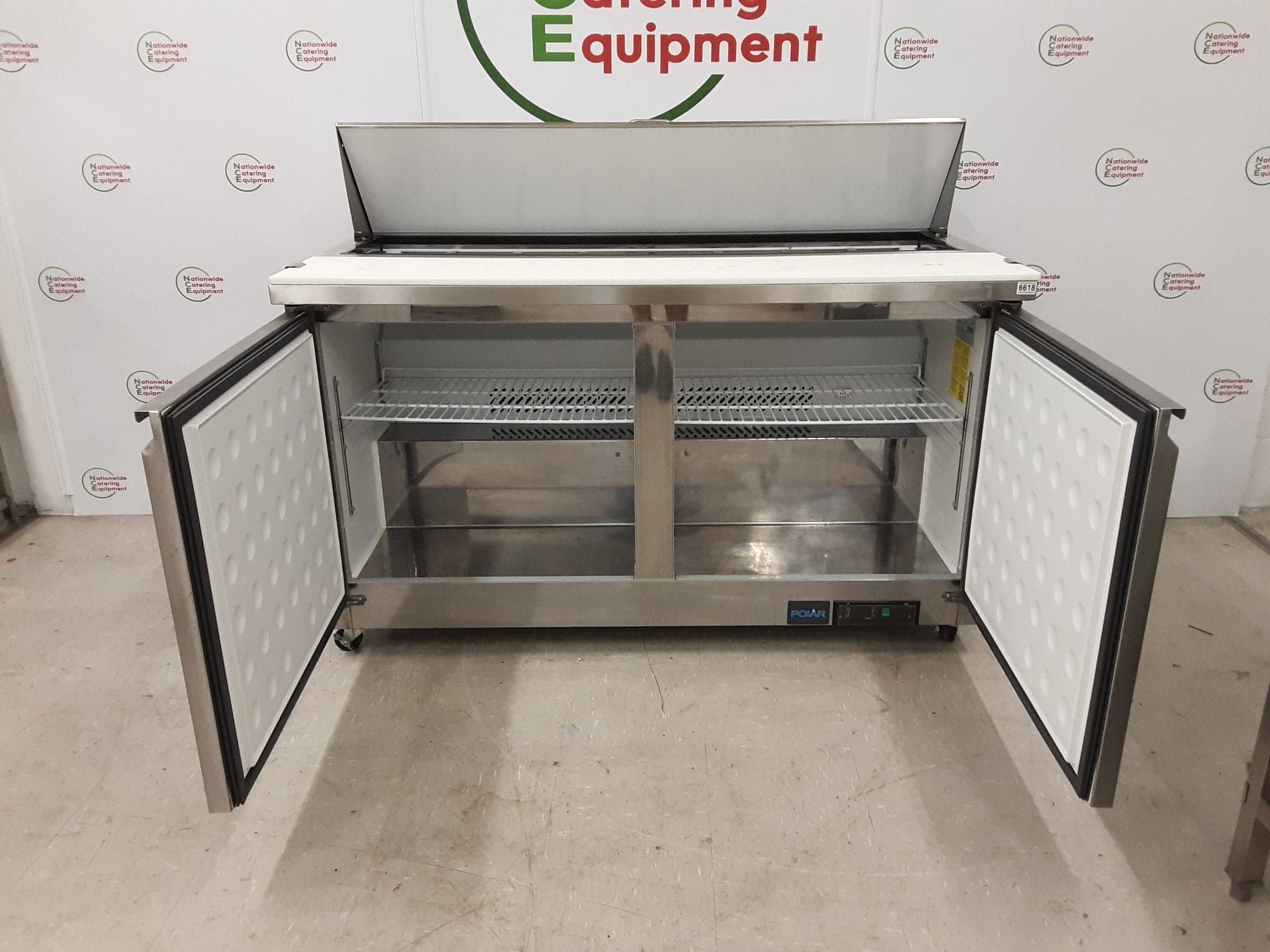 Polar U-Series Double Door Prep Counter Fridge, Model- GD883 — image 4