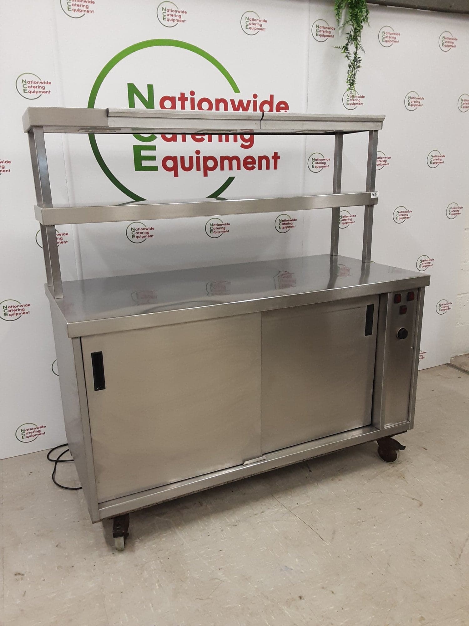 Mobile Hotcupboard With Two Tier Heated Gantry Above, 13amp — image 2