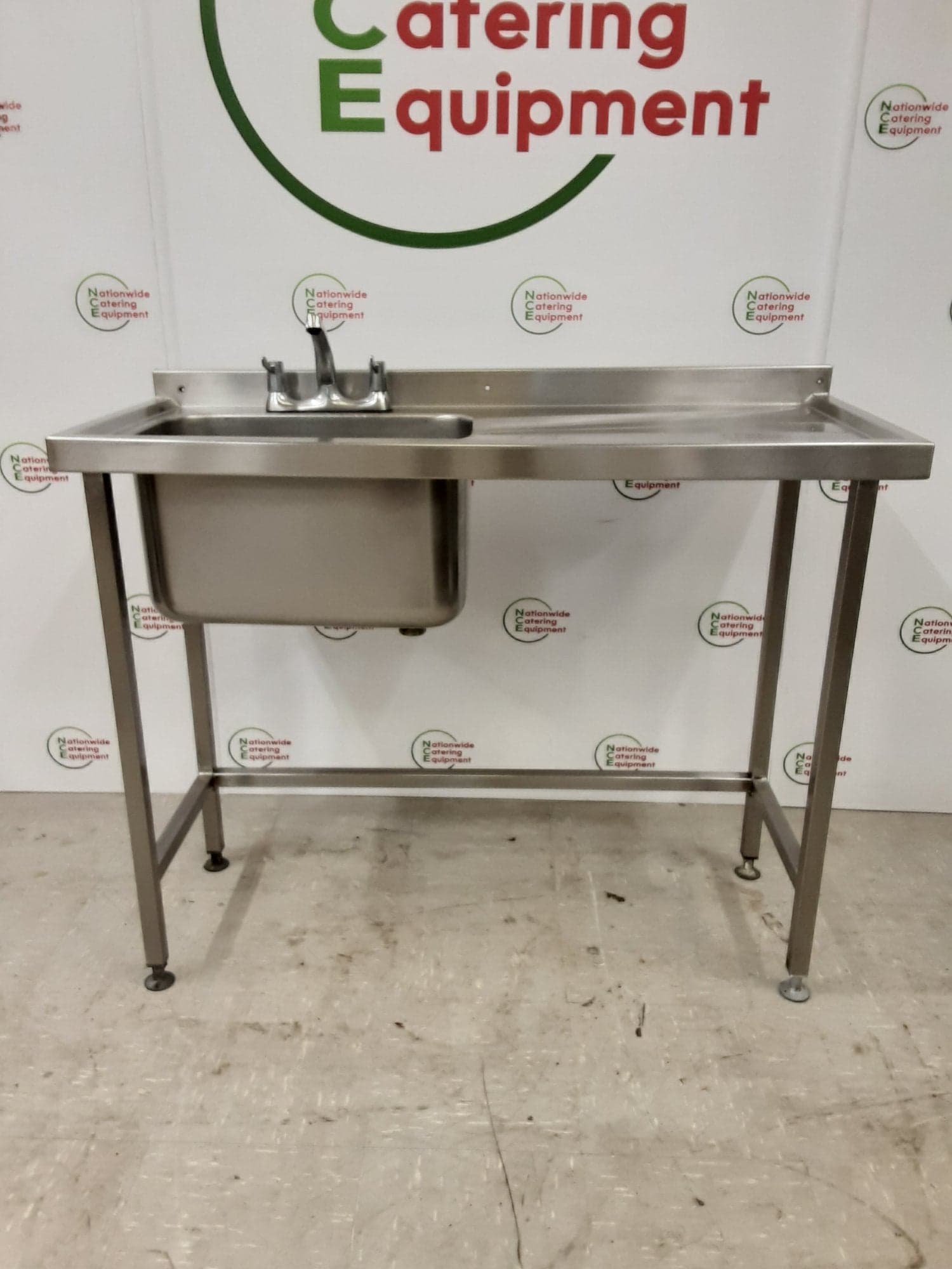 Stainless Steel  Slimline Single Sink 120x50cm