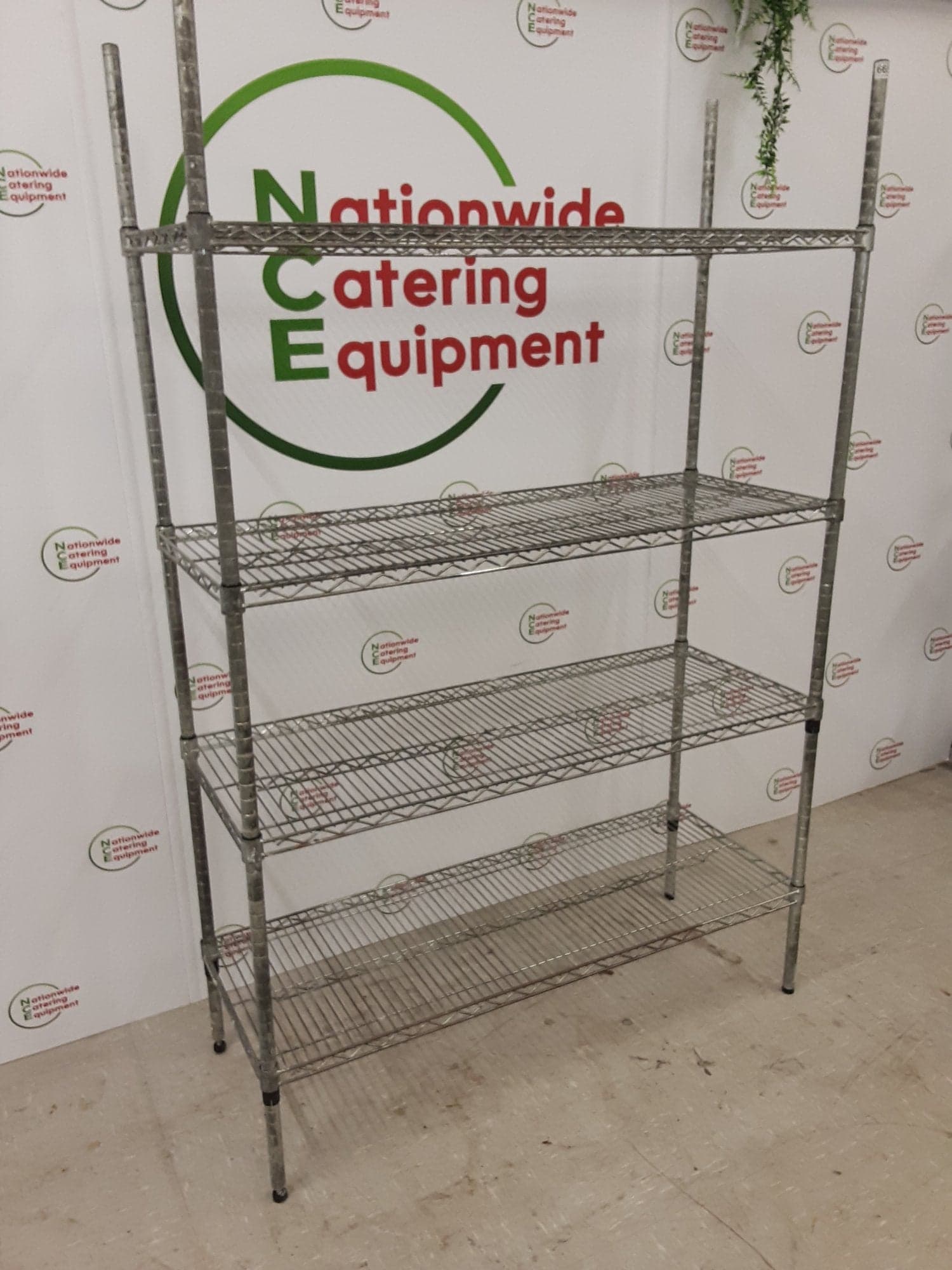 Four Tier Wire Shelving Unit, 122x46cm — image 3