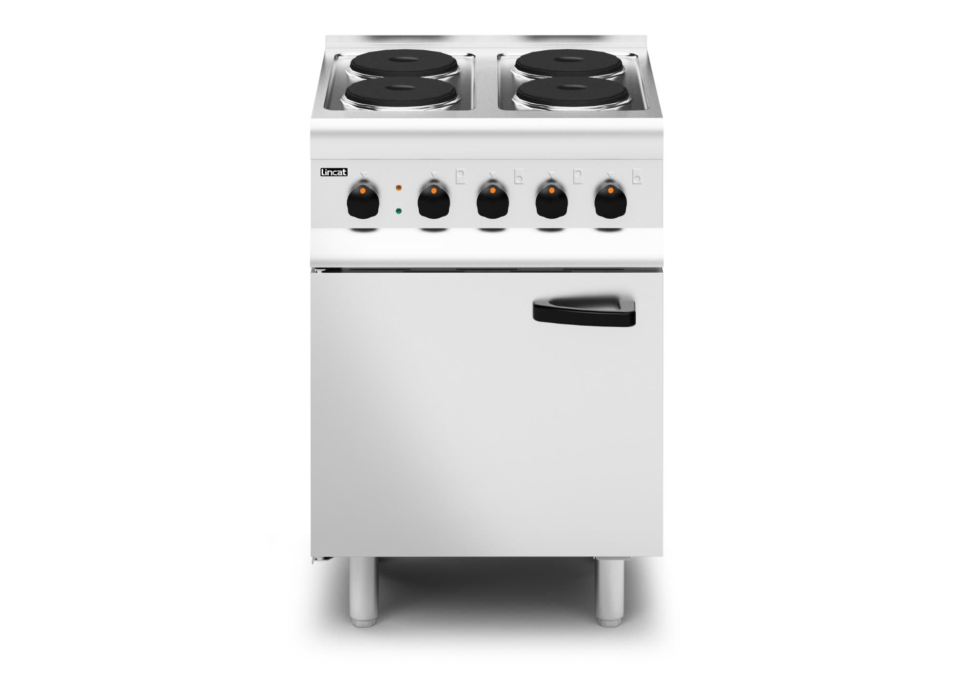 Lincat Silverlink 600 4 Plate Electric Stove & Oven, 11kw, Model- ESLR6C