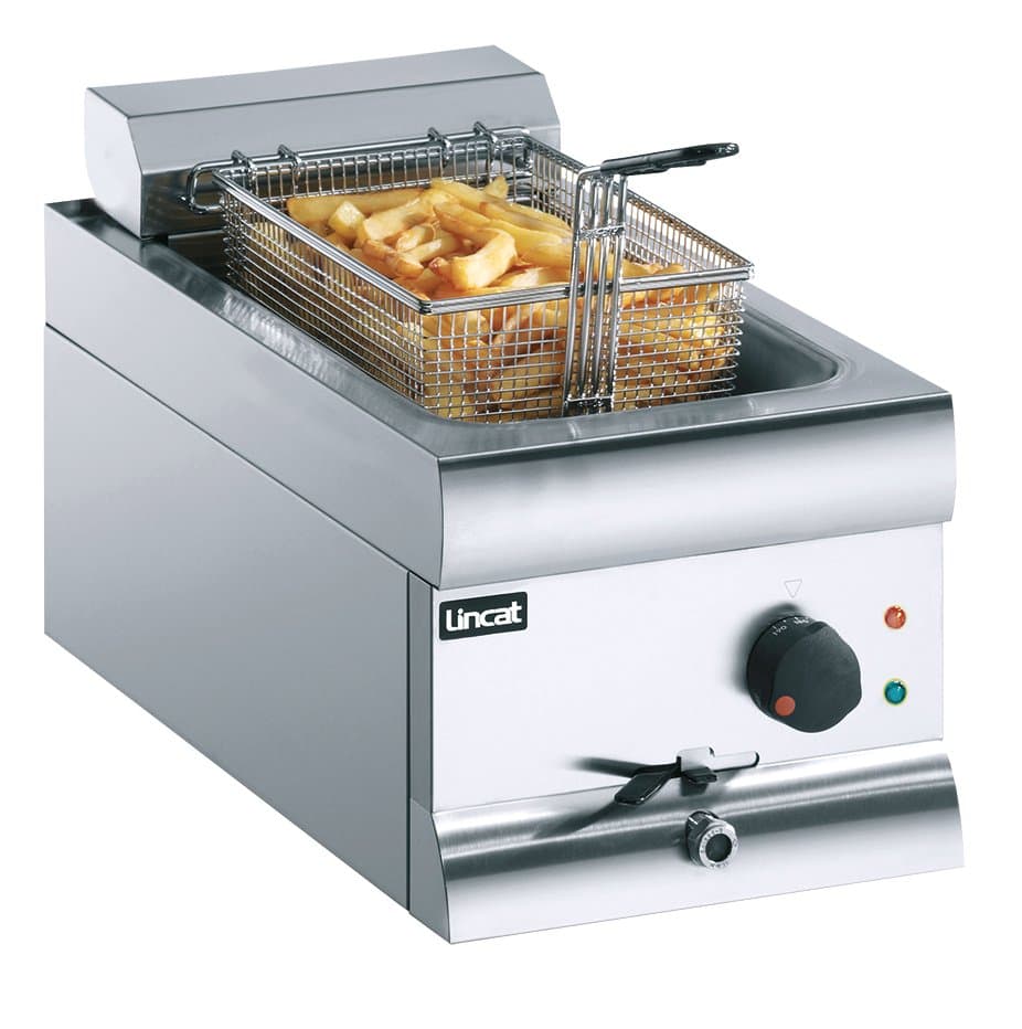 Lincat Silverlink 600 Tabletop 9L Single Tank Electric Fryer, 9kw, Model-DF39