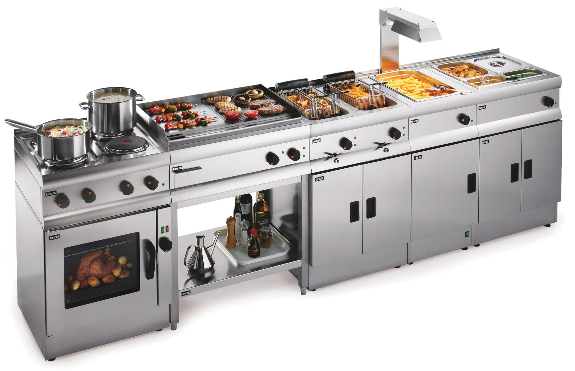 Lincat Silverlink 600 Electric Free-Standing Twin Tank Fryer, 2x9kw, Model- J18 — image 2