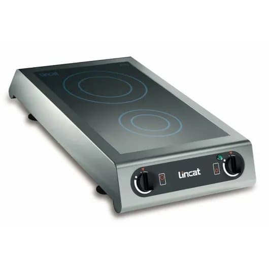 Lincat Twin Zone Tabletop Induction Hob, 13amp/3kw, Model- IH21