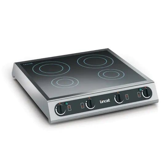 Lincat Four Zone Tabletop Induction Hob, 2x13amp/3kw, Model- IH42