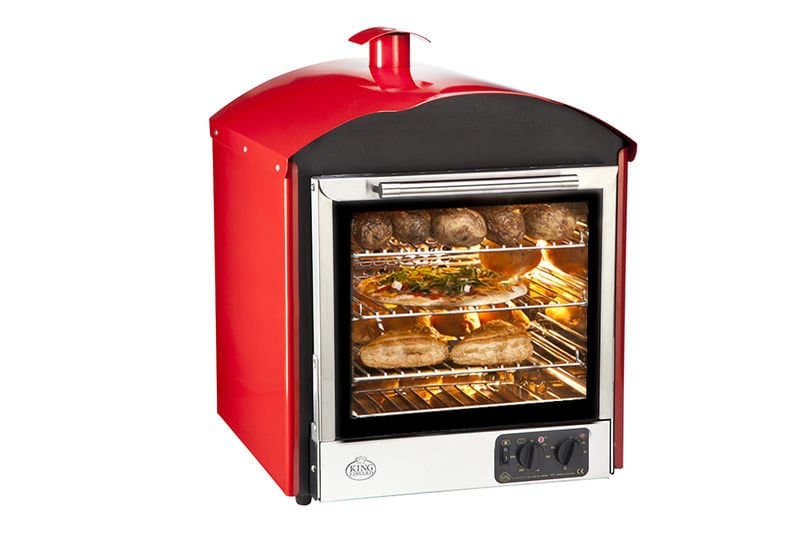 King Edward Bake King Solo Oven, Ferrari Red, Model- BKS/RED