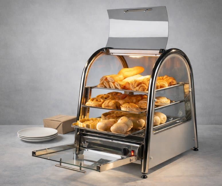 King Edward Vista Hot Food Display, Stainless Steel, Model- VHFD — image 2