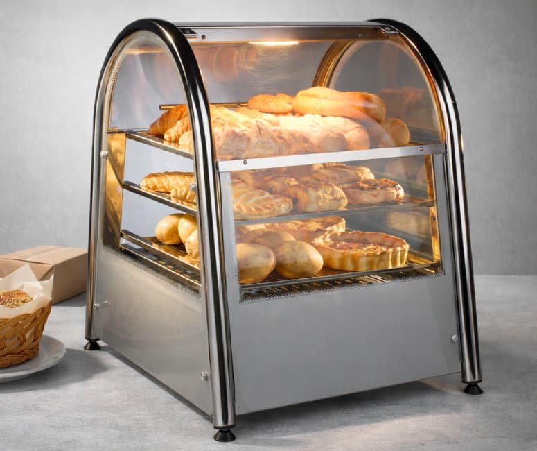 King Edward Vista Hot Food Display, Stainless Steel, Model- VHFD — image 3