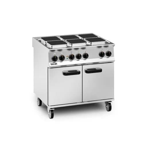 Lincat Opus 800 Electric Six Square Hotplate Stove & Oven, Model- OE8008 — image 2