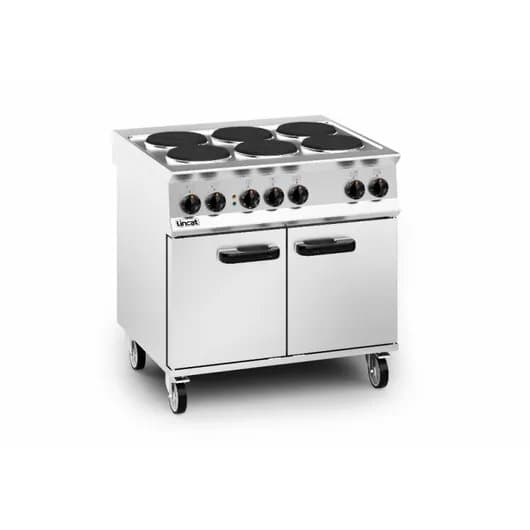 Lincat Opus 800 Electric Six Round Hotplate Stove & Oven, Model- OE8016 — image 2