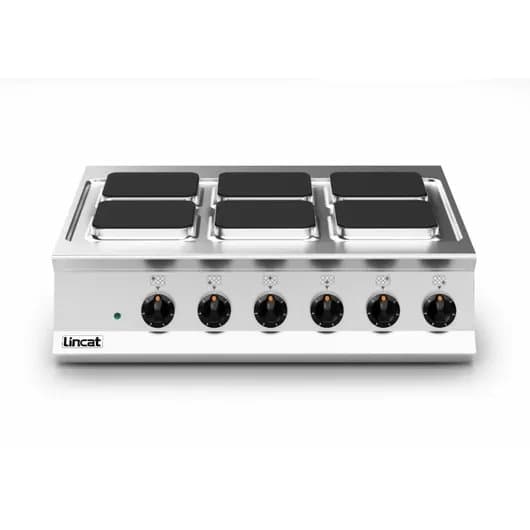 Lincat Opus 800 Six Square Hotplate Electric Boiling Top, Three Phase/15.6kw, Model- OE8011 — image 3