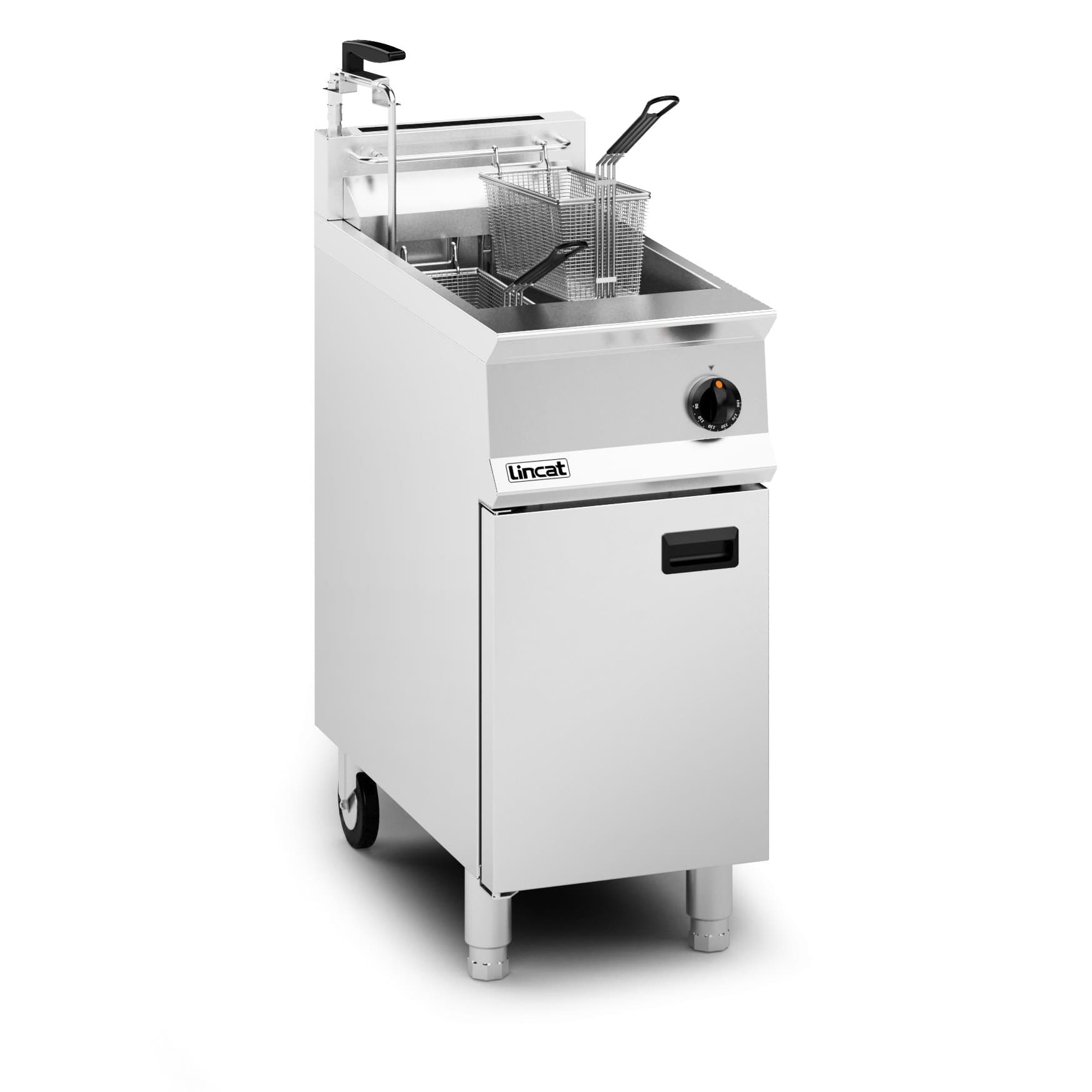 Lincat Opus 800 Pumped Filtration Single Tank 40cm Width Gas Fryer, Natural Gas, Model- OG8106/OP/N — image 2