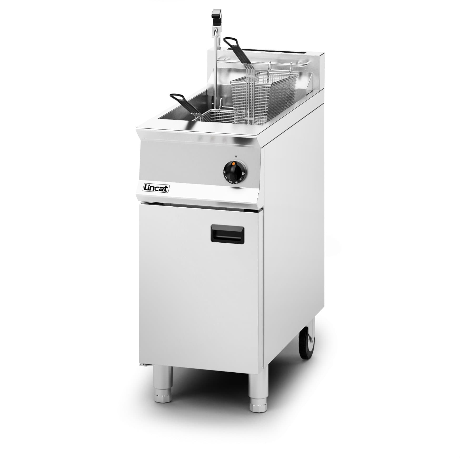 Lincat Opus 800 Pumped Filtration Single Tank 40cm Width Gas Fryer, Natural Gas, Model- OG8106/OP/N — image 1