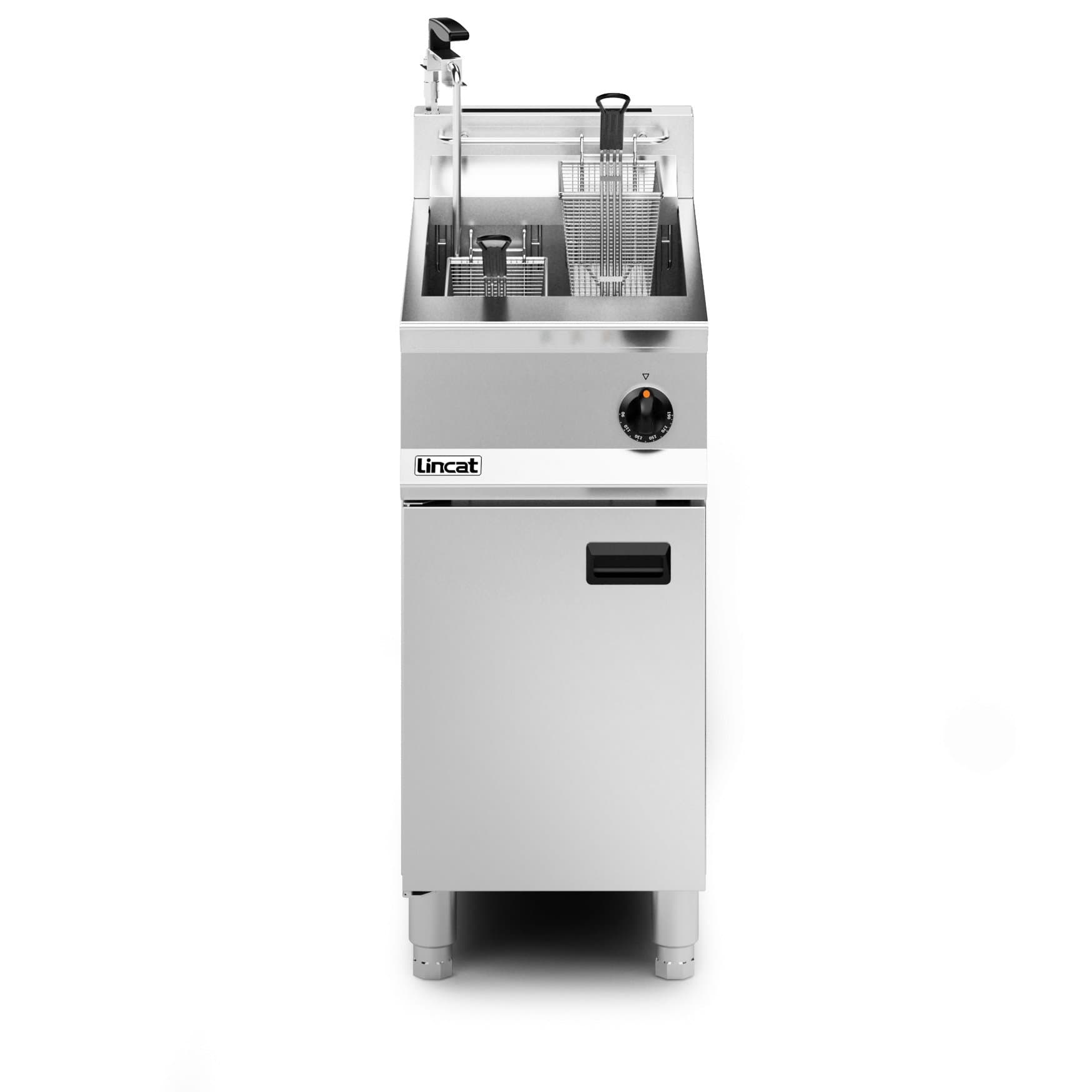 Lincat Opus 800 Pumped Filtration Single Tank 40cm Width Gas Fryer, Natural Gas, Model- OG8106/OP/N — image 3