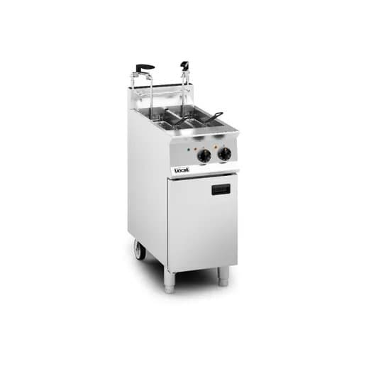 Lincat Opus 800 Pumped Filtration (Separate Filtration Per Tank)  Twin Tank 40cm Width Three Phase Electric Fryer, Model- OE8105/OP2 — image 2