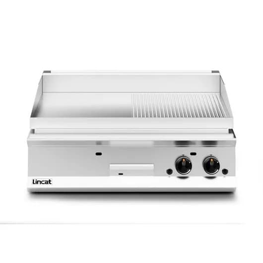 Lincat Opus 800 Half Ribbed Gas Griddle 90cm, Machined Steel, Propane, Model- OG8202/R/P — image 3
