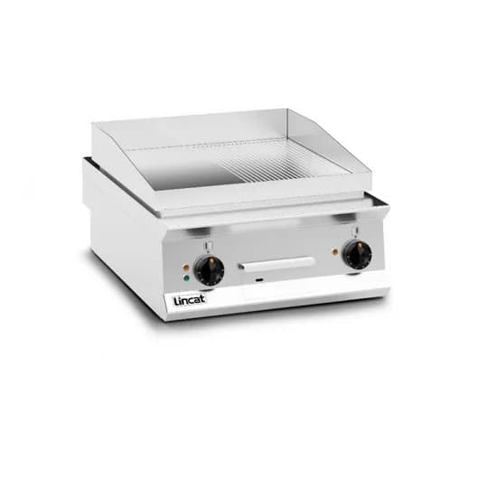 Lincat Opus 800 Half Ribbed 60cm Electric Griddle, Machined Steel, Model- OE8205/R — image 2