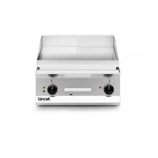 Lincat Opus 800 Half Ribbed 60cm Electric Griddle, Machined Steel, Model- OE8205/R — image 3