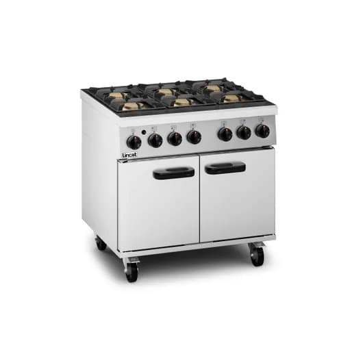Lincat Phoenix Natural Gas Six Burner Stove & Oven, Model- PHGR01/N — image 1