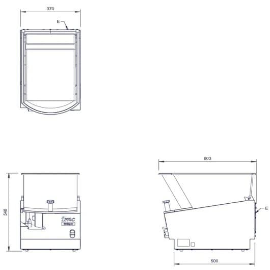 IMC (By Lincat) PC2 Tabletop Potato Chipper, Single Phase, Model-F61/220 — image 2