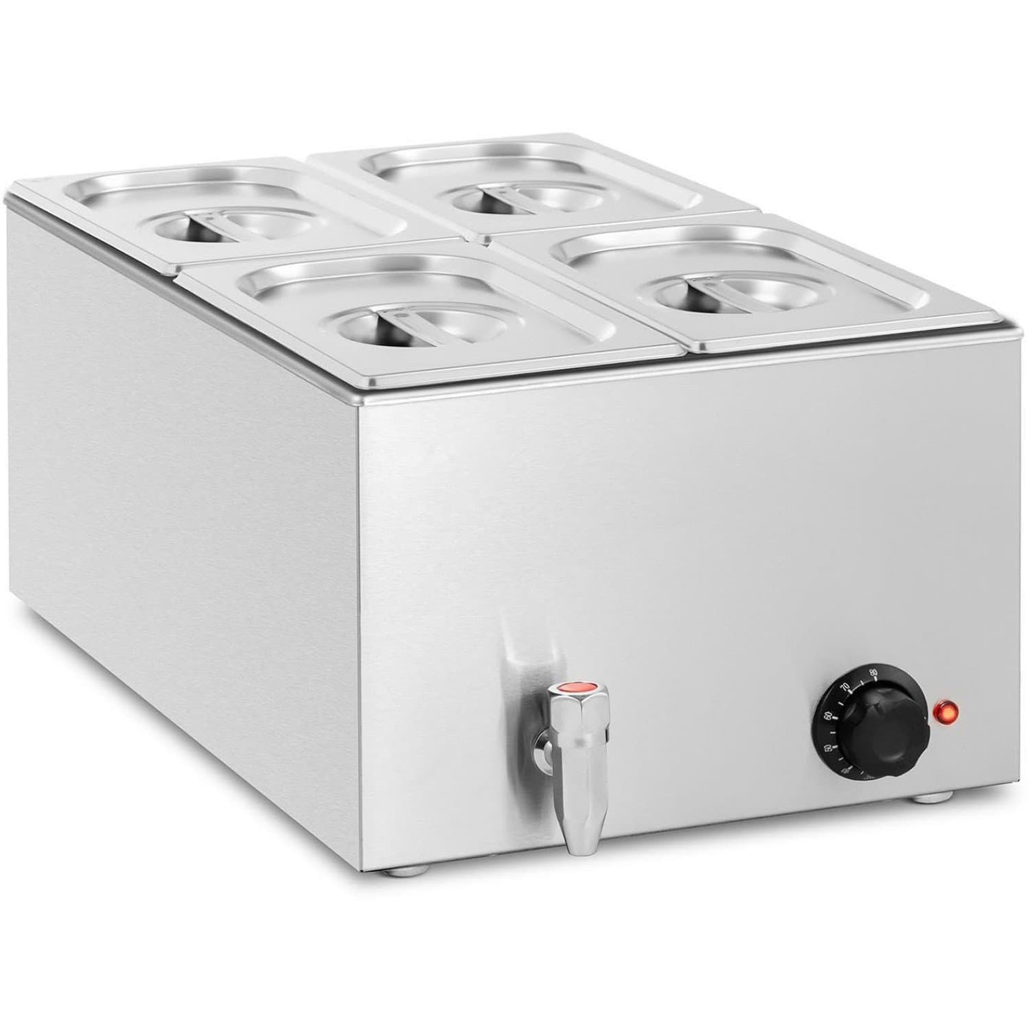 Adexa Electric Tabletop Wet Bain Marie with 4x 1/4GN Containers, Model- M104 — image 1