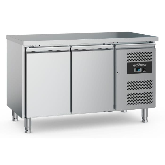 Ecofrost Two Door Flat Counter Fridge With Adjustable Feet- 136x70cm. Model- 7950.5035. Delivery Included