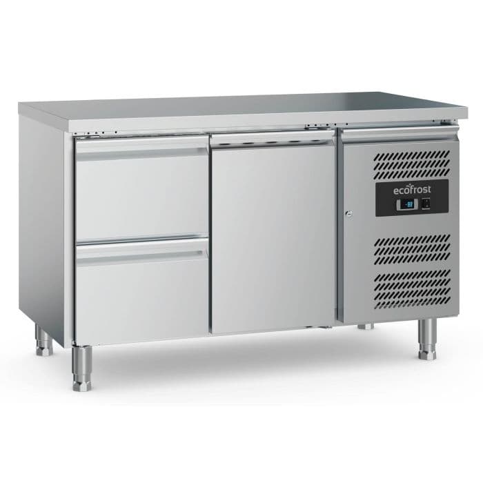 Ecofrost One Door/Two Drawer Counter Fridge,136cm Length. Model- 7950.5155. Delivery Included — image 1