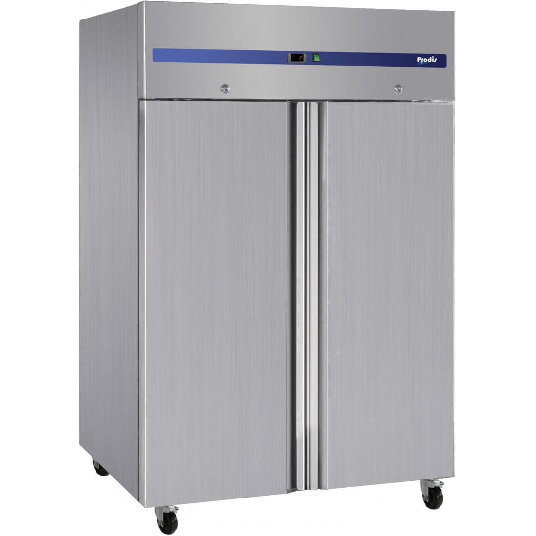 Prodis Stainless Steel Double Door Upright Fridge, 1325L Capacity, Model- GRN-2R. Delivery Included