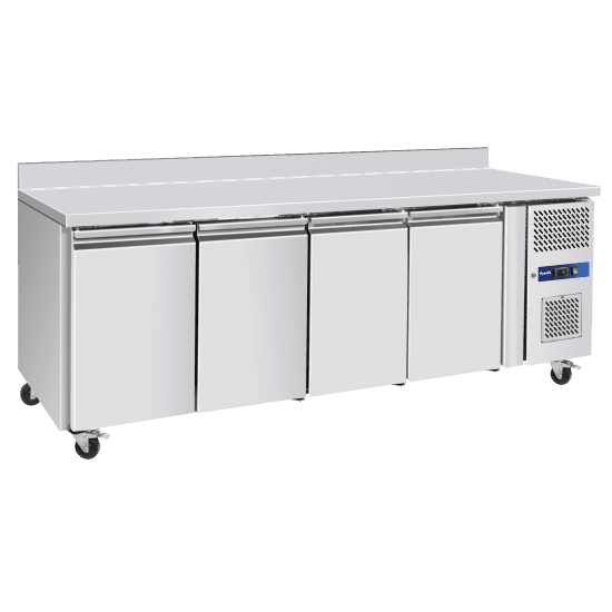 Prodis Four Door/223cm Counter Fridge With Upstand, Model- GRN-W4R. Delivery Included