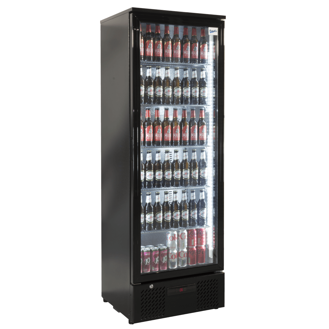 Prodis Single Door Black Upright Bottle Cooler, Model-NT10-LE. Delivery Included — image 1