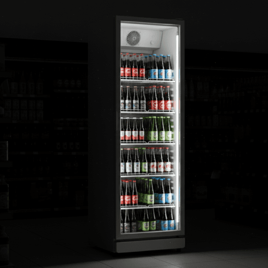 Prodis Low Energy Single Door Upright Display Fridge, Model- XD381-LE. Delivery Included — image 2
