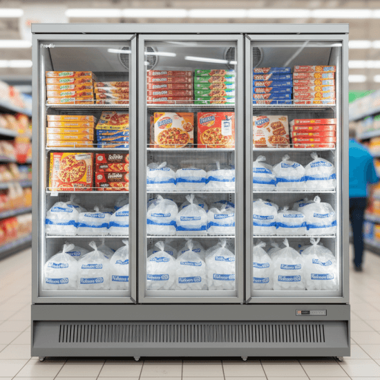 Prodis Heavy Duty, Low Energy Triple Door Display Freezer, Model- XPD1850-N-G-LE. Delivery Included — image 2