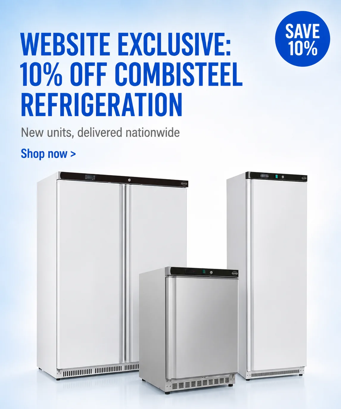 10% off Combisteel catering equipment