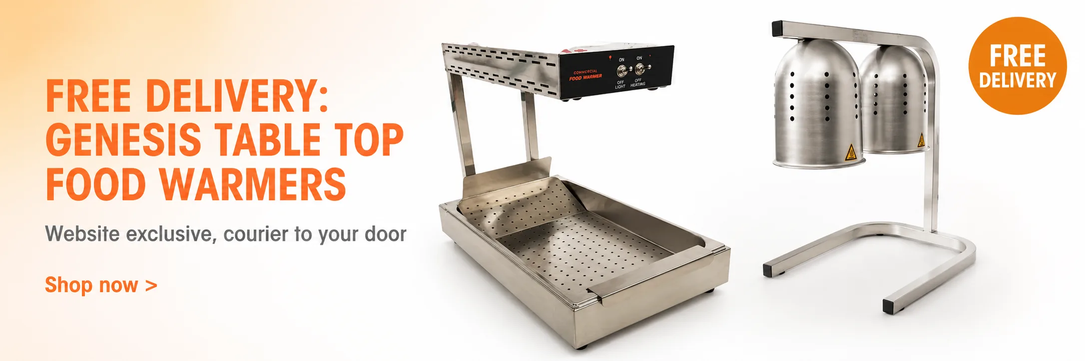 Free delivery on Genesis catering equipment