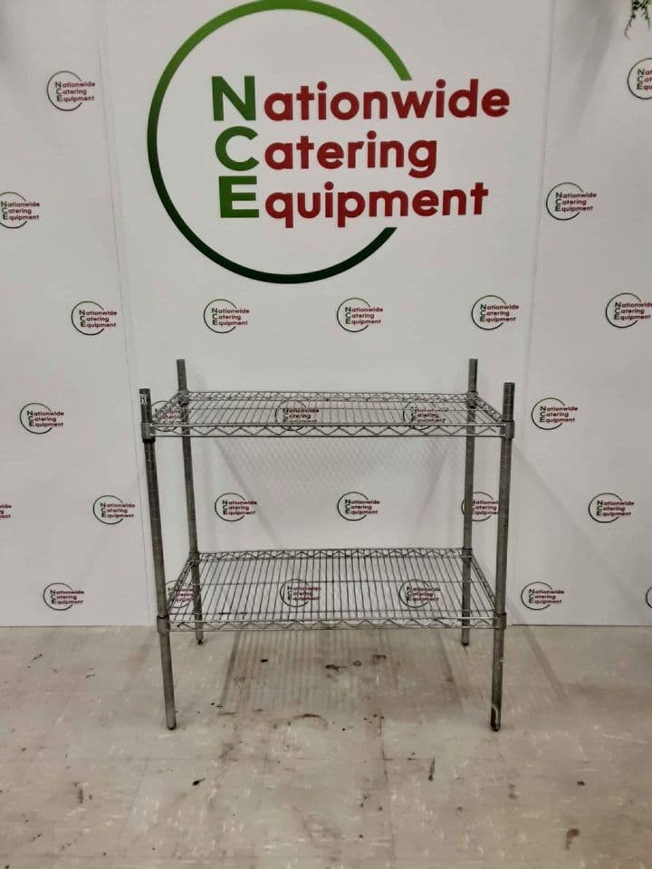 Wire Shelving Unit, 90cm - 2 Tier (2218) — image 1