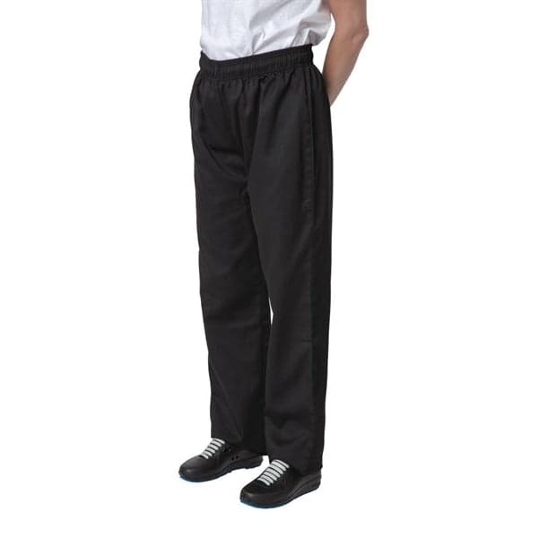 Black Chefs Trousers- Size Medium (NCE3106) — image 1