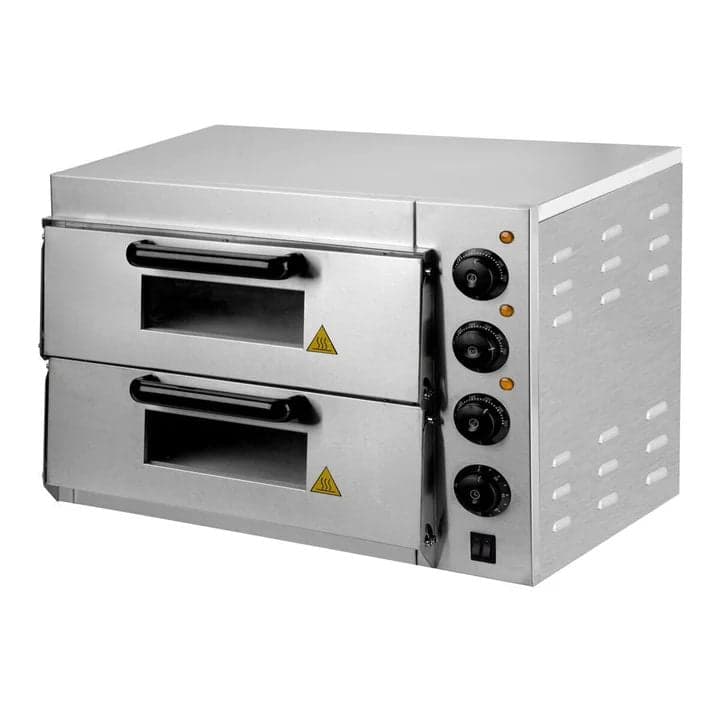 Hamoki Twin Deck Tabletop Pizza Oven, 13amp (NCE4812) — image 1