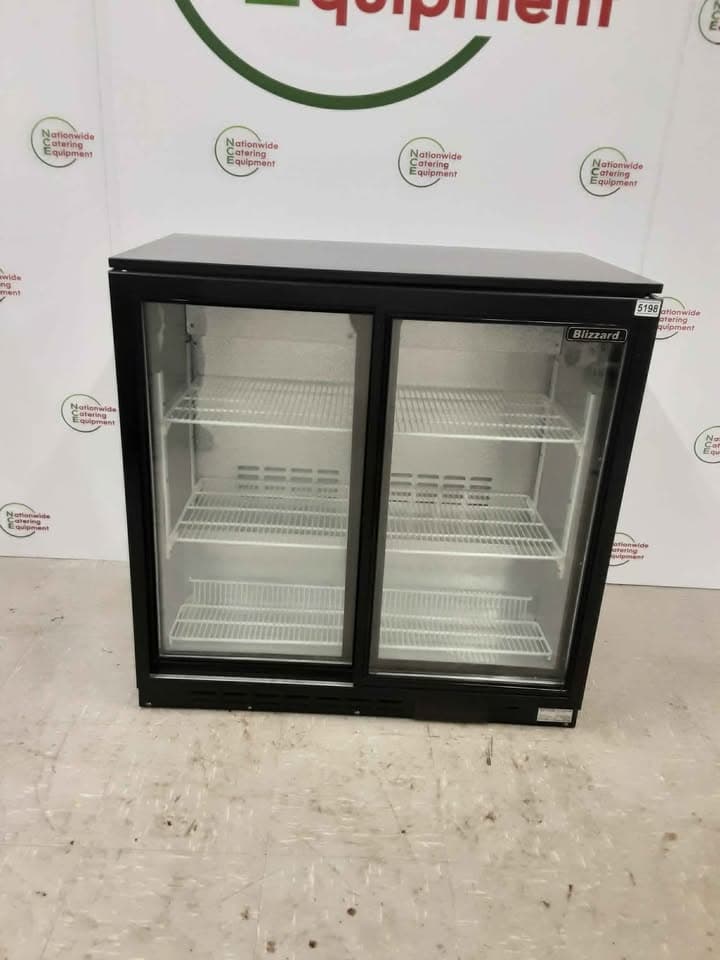 Blizzard Two Sliding Door Bottle Cooler, Model- BZ-BAR2/SL (NCE5198) — image 1