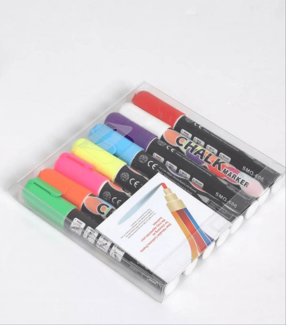 Liquid Chalk Marker Set Of 8 - Mixed Colours (NCE5243) — image 1