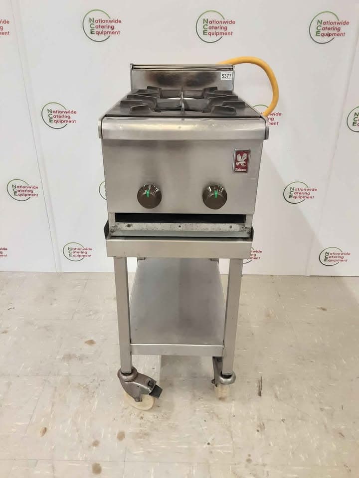 Clearance- Falcon 350 Two Burner Stove On Trolley / Stand (NCE5377) — image 1
