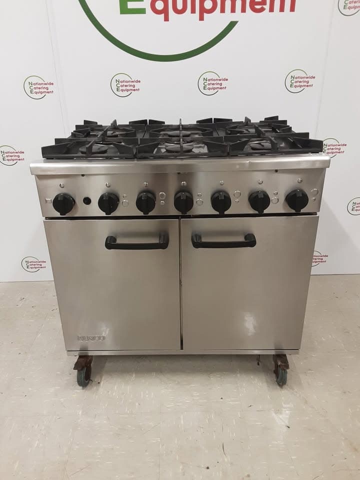 Burco Six Burner Stove & Oven, Natural Gas, Model- BCO Titan 90NG (NCE5536) — image 1