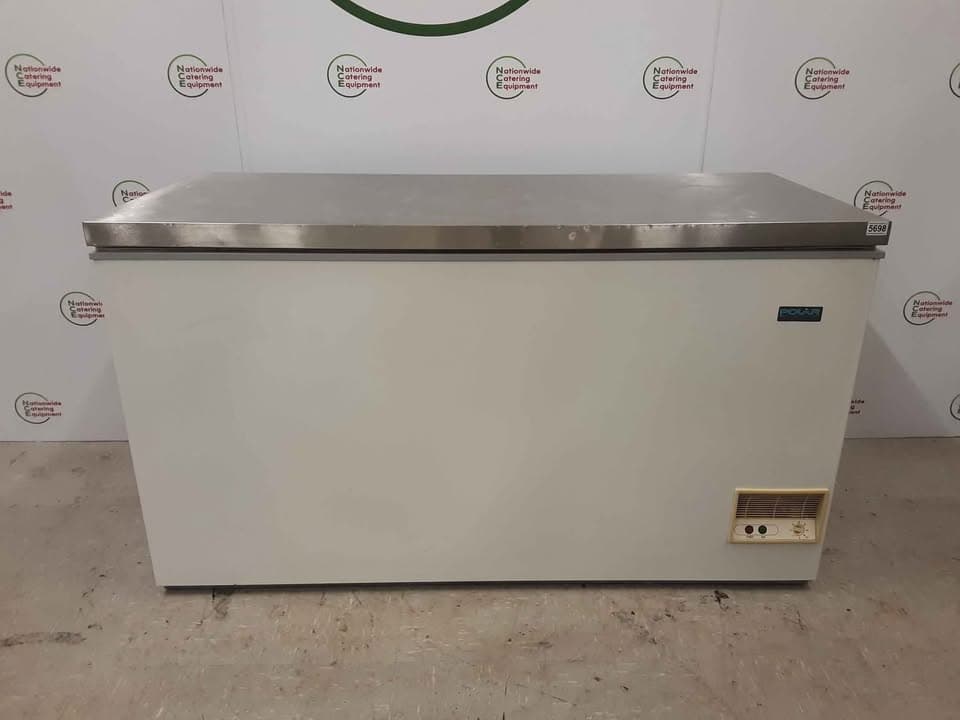 Polar Stainless Steel Lid 148cm Chest Freezer, Model- CE211 (NCE5698) — image 1