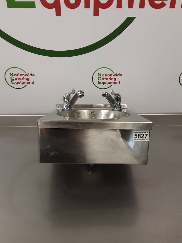 Stainless Steel Wash Hand Basin With New Lever Taps (NCE5827) — image 1