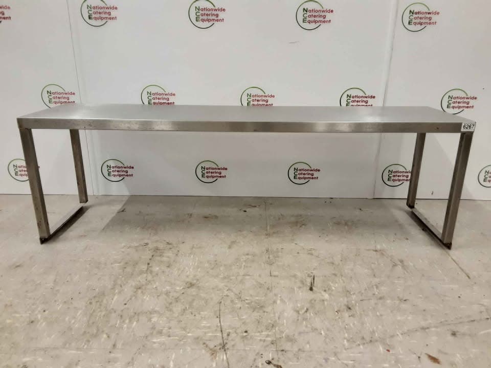 Stainless Steel One Tier Over Table Shelf 136x35cm (NCE6267) — image 1
