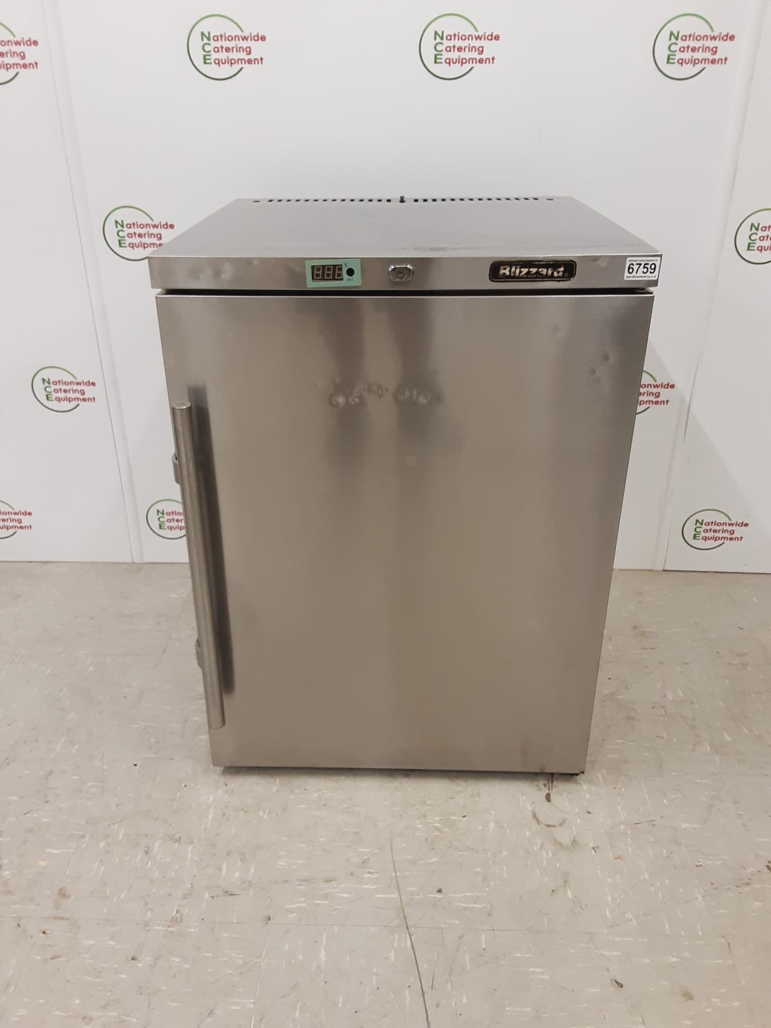 Clearance Blizzard Stainless Steel Undercounter Fridge, Model-BUC140